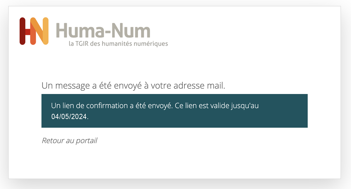 Vérification mail compte Isidore