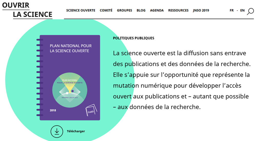 La science ouverte est la diffusion sans entrave des publications et des données de la recherche