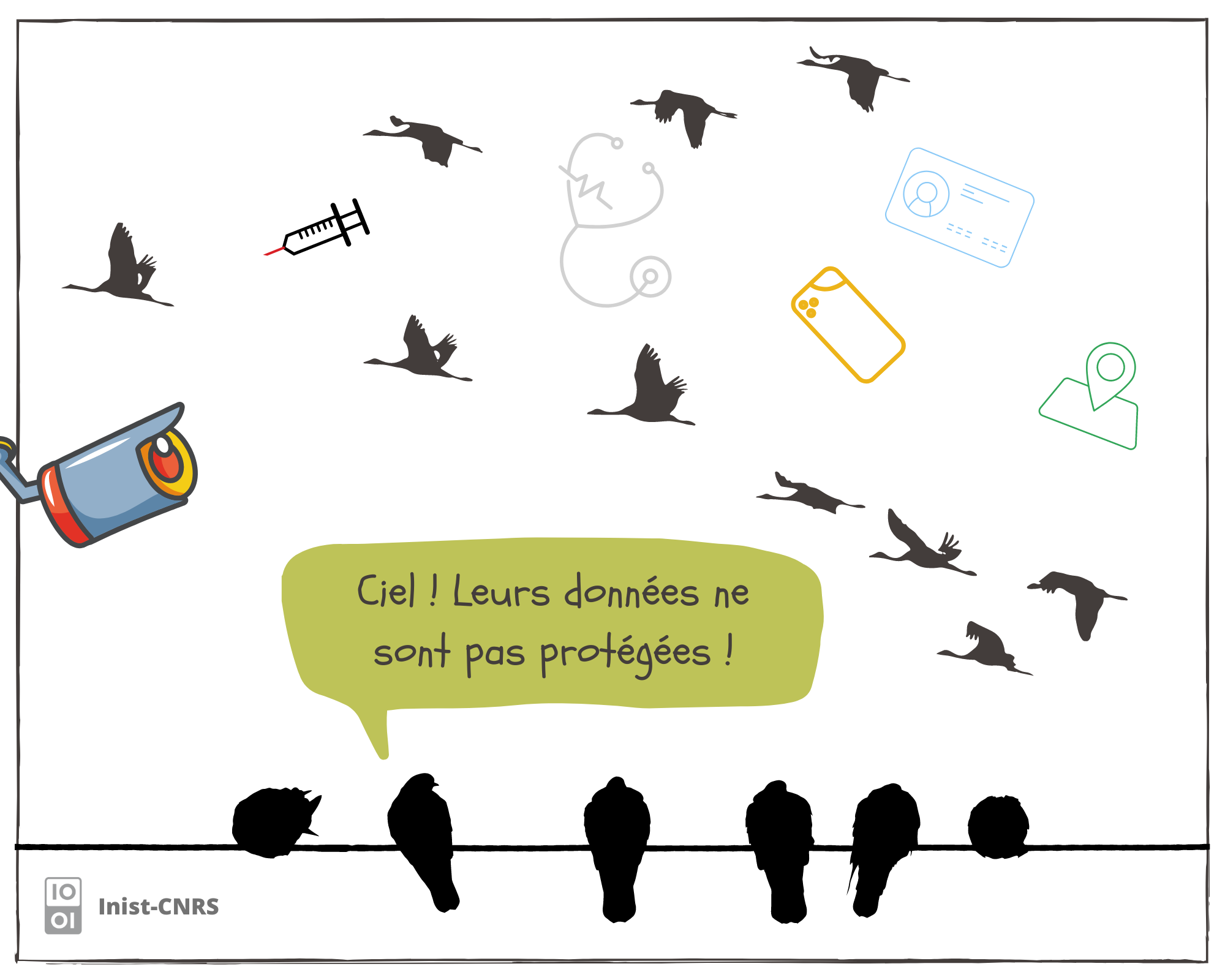 Ciel ! Leurs données ne sont pas protégées !