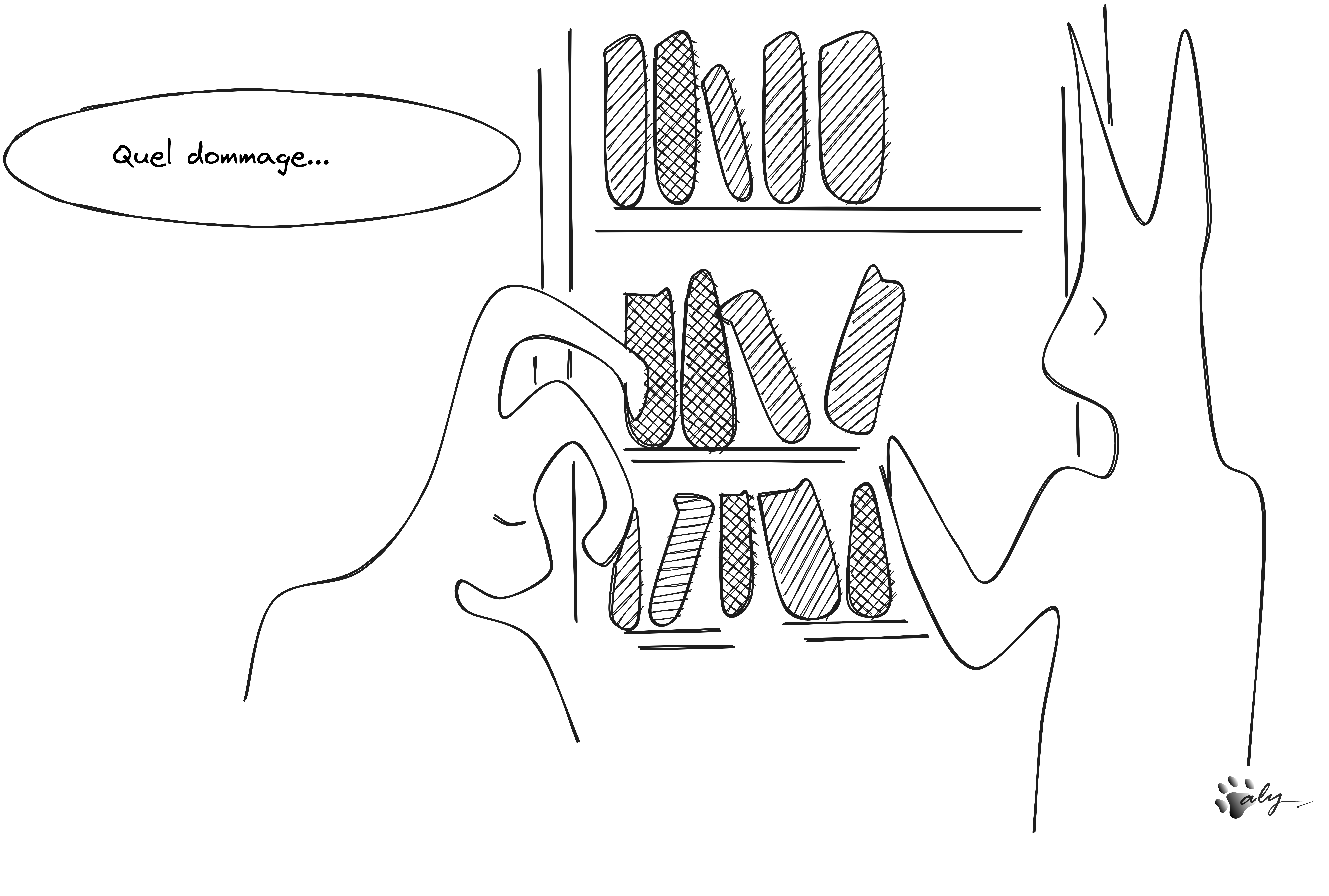 Le lapin qui souhaite une traduction de son article en breton est très déçu.