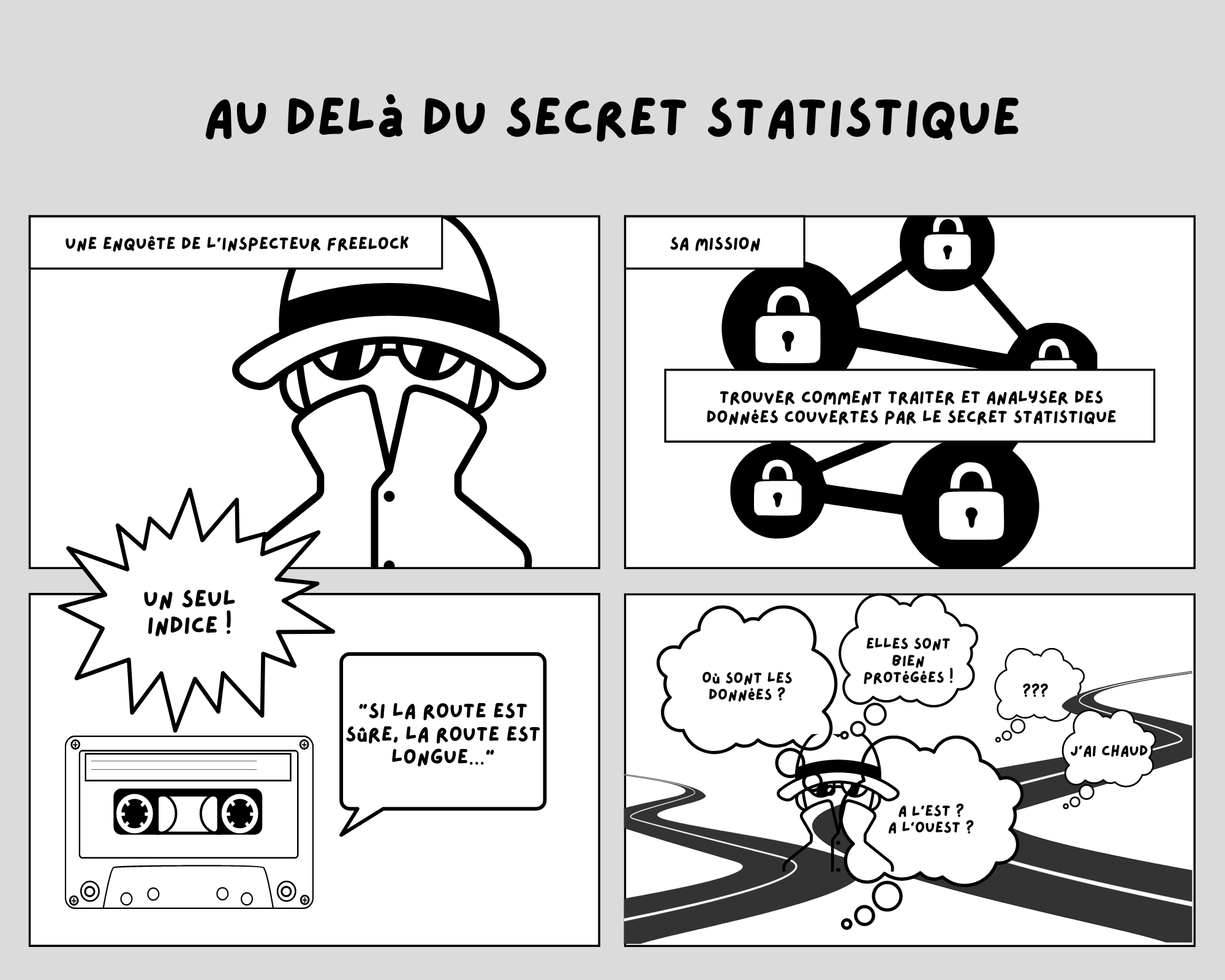 L'inspecteur Freelock cherche à trouver comment traiter et analyser des données couvertes par le secret statistique.
