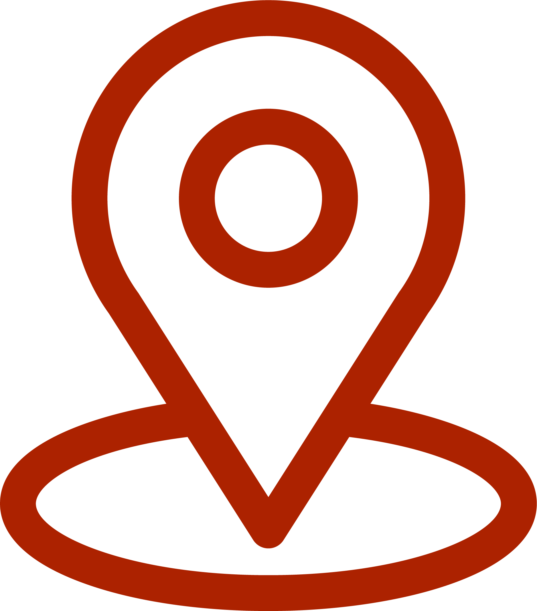 Icône localisation des données