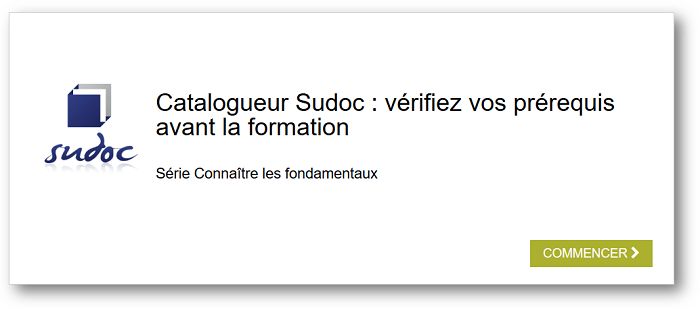 QCM vérification prérequis